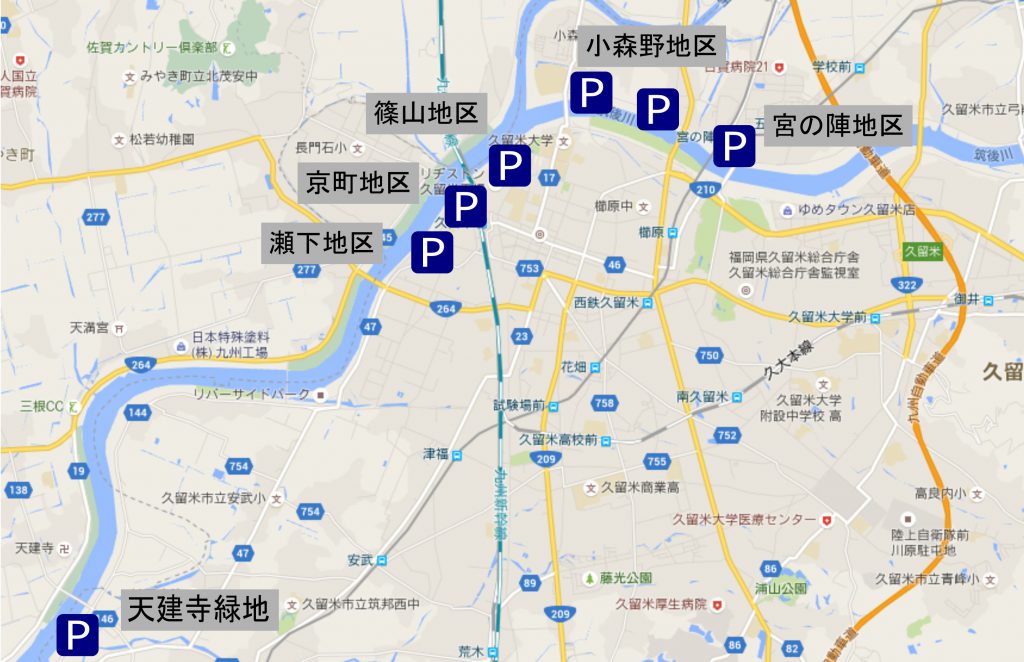 リバーサイド地図